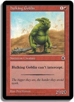 画像1: 巨体のゴブリン/Hulking Goblin (POR)