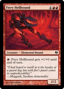 画像1: 焦熱のヘルハウンド/Fiery Hellhound (DDI)