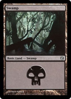 画像1: 沼/Swamp【Ver.4】(Duels of the Planeswalkers)