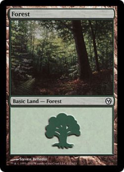 画像1: 森/Forest【Ver.3】(Duels of the Planeswalkers)