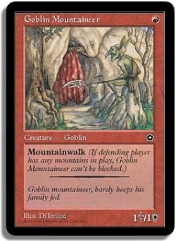 画像1: ゴブリンの山岳民/Goblin Mountaineer (PO2)