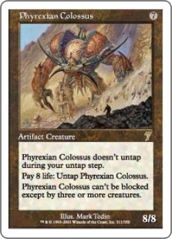 画像1: ファイレクシアの巨像/Phyrexian Colossus (7ED)