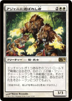 画像1: アジャニに選ばれし者/Ajani's Chosen (M14)