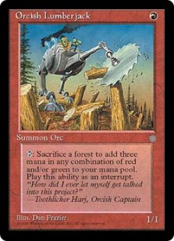 画像1: オークの木こり/Orcish Lumberjack (ICE)