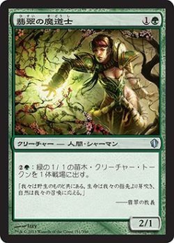 画像1: 翡翠の魔道士/Jade Mage (C13)