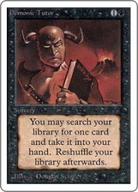 悪魔の教示者/Demonic Tutor (2ED)