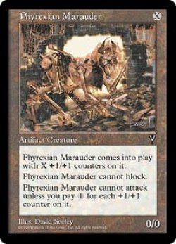 画像1: ファイレクシアの略奪機/Phyrexian Marauder (VIS)