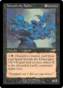 画像1: 墜ちたる者ヴォルラス/Volrath the Fallen (NEM)