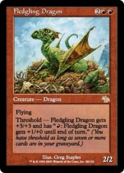 画像1: 巣立つドラゴン/Fledgling Dragon (JUD)
