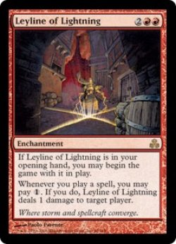 画像1: 稲妻の力線/Leyline of Lightning (GPT)