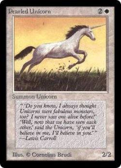 画像1: 真珠色の一角獣/Pearled Unicorn  (LEB)