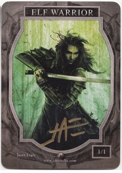 画像1: エルフ・戦士/Elf・ Warrior (Jason Engle Token)