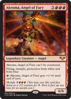 画像1: 憤怒の天使アクローマ/Akroma, Angel of Fury (V15)