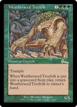 画像1: ウェザーシード・ツリーフォーク/Weatherseed Treefolk (ULG)