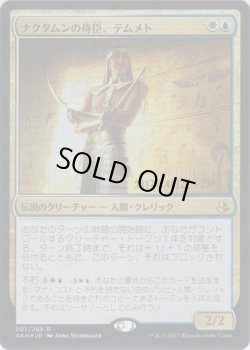 画像1: ナクタムンの侍臣、テムメト/Temmet, Vizier of Naktamun (Prerelease Card)