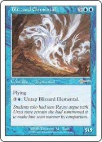 吹雪の精霊/Blizzard Elemental (Beatdown)