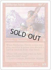 バルデュヴィアの大軍/Balduvian Horde (Deckmasters)