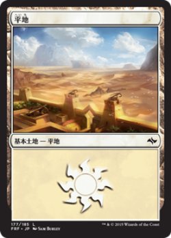 画像1: 平地/Plains 【Ver.2】 (FRF)《Foil》