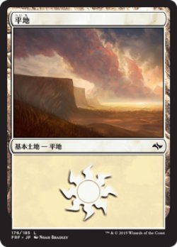 画像1: 平地/Plains 【Ver.1】 (FRF)《Foil》