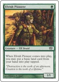 画像1: エルフの開拓者/Elvish Pioneer (8ED)