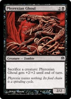 画像1: ファイレクシアの食屍鬼/Phyrexian Ghoul (DDE)