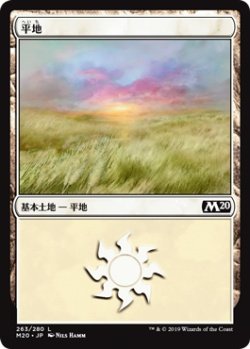 画像1: 平地/Plains 【Ver.3】 (M20)《Foil》