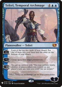 画像1: 時間の大魔道士、テフェリー/Teferi, Temporal Archmage (Mystery Booster)