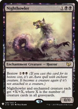 画像1: 夜の咆哮獣/Nighthowler (Mystery Booster)