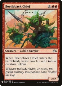 甲虫背の酋長/Beetleback Chief (Mystery Booster)