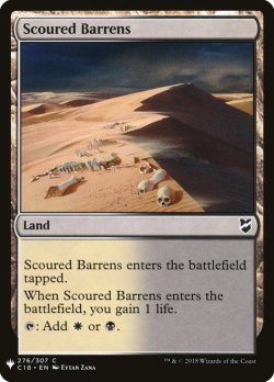 画像1: 磨かれたやせ地/Scoured Barrens (Mystery Booster)