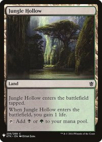 ジャングルのうろ穴/Jungle Hollow (Mystery Booster)