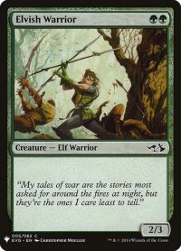 エルフの戦士/Elvish Warrior (Mystery Booster)