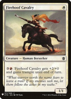 画像1: 炎蹄の騎兵/Firehoof Cavalry (Mystery Booster)