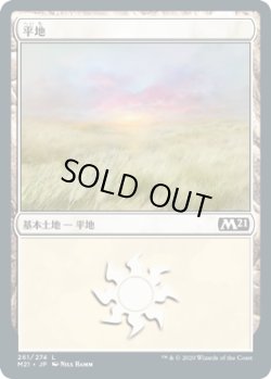 画像1: 平地/Plains 【Ver.2】 (M21)《Foil》