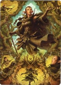 【イラストコレクション】影さす太枝のニッサ/Nissa of Shadowed Boughs 【No.283】 (ZNR)