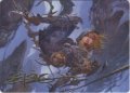 【イラストコレクション：箔押し】ブラックブルームのならず者/Blackbloom Rogue (ZNR)