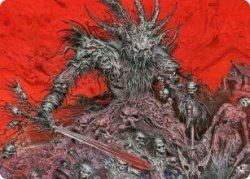 画像1: 【イラストコレクション】血空の主君、ヴェラゴス/Varragoth, Bloodsky Sire (KHM)【78/81】
