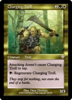 画像1: 突進するトロール/Charging Troll (INV)《Foil》