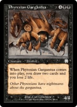 画像1: ファイレクシアのガルガンチュア/Phyrexian Gargantua (APC)