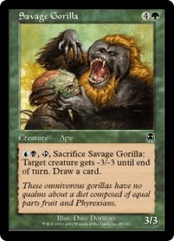 画像1: 凶暴なゴリラ/Savage Gorilla (APC)《Foil》