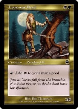 画像1: ラノワールの死者/Llanowar Dead (APC)《Foil》