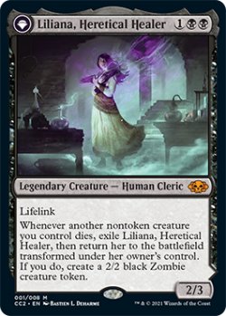 画像1: 異端の癒し手、リリアナ/Liliana, Heretical Healer (CC2)