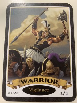 画像1: 戦士トークン/Warrior Token (Mark Pool) #024