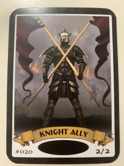 画像1: 騎士・同盟者トークン/Knight・Ally  Token (Mark Pool) #020