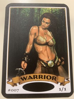 画像1: 戦士トークン/Warrior Token (Mark Pool) #007