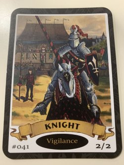 画像1: 騎士トークン/ Knight  Token (Mark Pool) #041