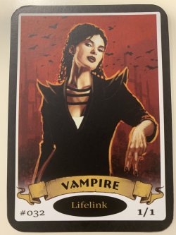 画像1: 吸血鬼トークン/Vampire Token (Mark Pool) #032