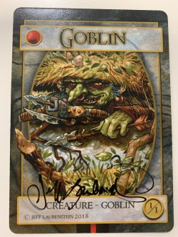 画像1: ゴブリントークン/Goblin Token 【Ver.1】 (Jeff Laubenstein)   サインド