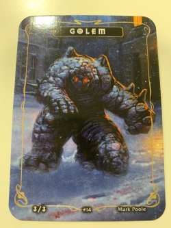 画像1: ゴーレムトークン/Golem Token(Mark Pool) #14