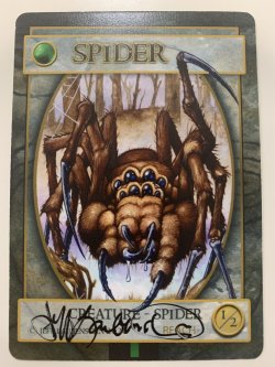 画像1: 蜘蛛トークン/Spider Token (Jeff Laubenstein)   サインド